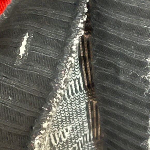 Vintage 90’s Cabin Creek Artsy Bold Print Acrylic Cardigan Sweater L - Picture 3 of 7